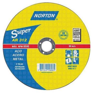 Imagem de Disco Corte Norton Super Ar312 178X3x22,22mm