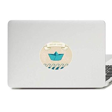 Imagem de Adesivo de notebook com emblema de vinil para barco dobrável, oceano, amor, mar, navegação, decalque
