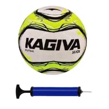 Imagem de Bola Futebol Futsal Kagiva Slick + 1 Bomba de Ar