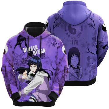 Imagem de Blusa De Moletom Hinata Hyuga Narutoo Shippuden Desenho Anime-Unissex