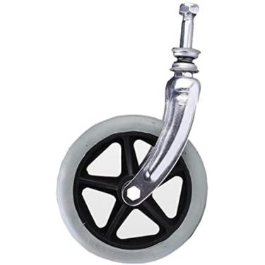 Imagem de Acessórios Para Cadeiras De Rodas Roda Dianteira Rolamento Dianteiro Do Garfo Roda Universal Dianteira Pequena Roda 6 Polegadas 7 Polegadas 8 Polegadas Preto Cinza Conjunto De Acessórios Para Cade