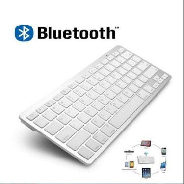 Imagem de Teclado Sem Fio Bluetooth Universal Pc Tablet Celular Note - Oem