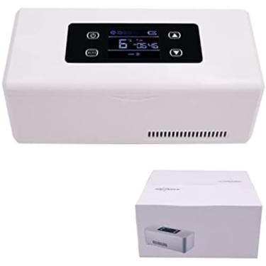 Imagem de Refrigerador De Insulina Portátil, Organizador De Medicamentos, Refrigerador, Caixa De Resfriamento Médico De Grande Capacidade Com Display De Temperatura, Estojo De Viagem De Insulina De Emergênc
