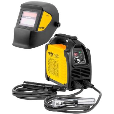Imagem de Máquina de Solda Inversora RIV156 Bivolt + Máscara Automático MSV012 Vonder