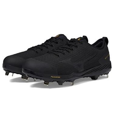 Imagem de Mizuno Tênis de beisebol masculino Dominant 4, Preto, 11.5