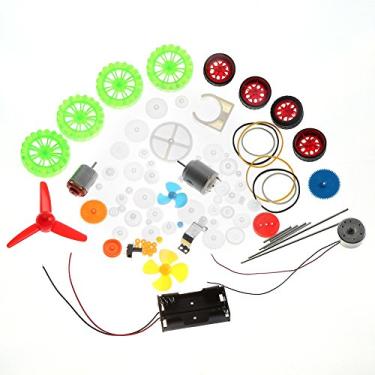Imagem de Kits De Engrenagens De Carro De Brinquedo, Correias De Plástico, Buchas, Polias, Rodas, Sortimento De Acessórios Diy Para Carros, Robôs