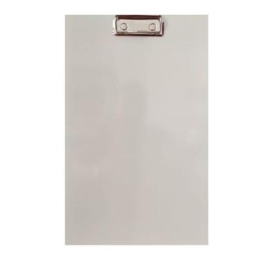 Imagem de Prancheta A4 Lousa Portátil Oficio Eucatex Branco c/Prendedor Gv Office