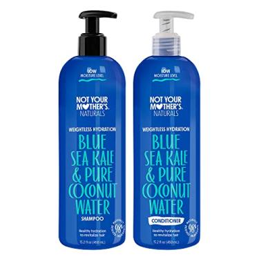 Imagem de Not Your Mother's Shampoo e condicionador Blue Sea Kale da Naturals, pacote duplo, 459 ml