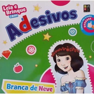 Imagem de Livro Infantil Leia E Brinque Com Adesivos Branca De Neve