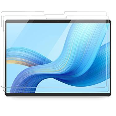 Imagem de [Pacote com 2] Protetor de tela de vidro temperado para Surface Pro 7 Plus/Surface Pro 7/Surface Pro 6/Surface Pro (5ª geração) / Surface Pro 4 [12,3 polegadas], protetor de tela transparente 2,5D HD