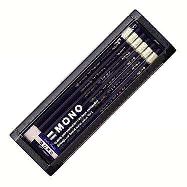Imagem de Tombow Lápis premium Mono-5H, 5H MONO (lápis de alto padrão com partículas ultrafinas), inclui borracha MONO, desenho, 1 dúzia