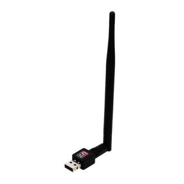 Imagem de Adaptador Receptor Wireless Usb Wifi 600 Mbps