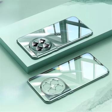 Imagem de Capa para OnePlus 12 11 11R ACE 2 Pro 5G Luxo TPU macio silicone transparente capa de telefone para OnePlus 11 12 ACE2 Pára-choque elegante, verde, para OnePlus 12