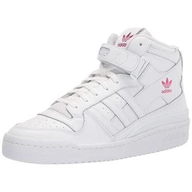 Imagem de adidas Originals Tênis feminino Forum Mid, Branco/Branco., 10
