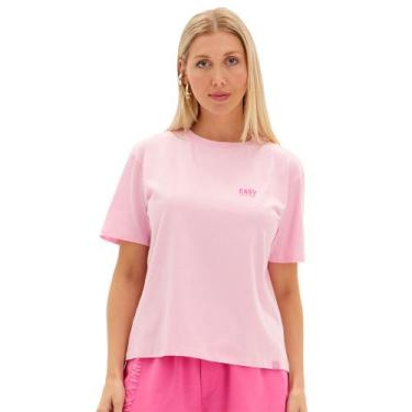 Imagem de Camiseta Easy Lança Perfume Tour Pr25 Rosa Feminino