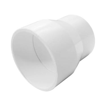 Imagem de YSIL 1 peça 10 x 5 cm adaptador de acoplamento redutor de PVC soquete x encaixes de tubulação, Schedule 40 conectores de soquete deslizante de tubo DWV PVC para conexão de tubulação de encanamento