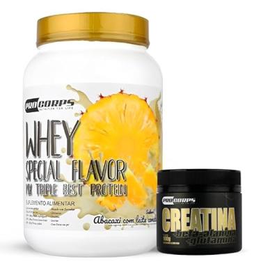 Imagem de Kit Whey Special Flavor 840g 3W Best Protein + Creatina Beta Alanina e Glutamina 100g (840g, Abacaxi com Leite Condensado)