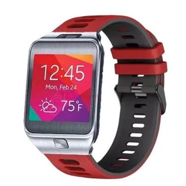 Imagem de Pulseira Silicone Esportiva Para Smartwatch Gear 2 R380 Cor Vermelho C
