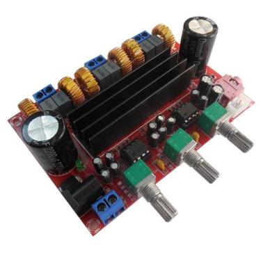 Imagem de Placa Amplificador Digital 2.1 200w Compacto + Bluetooth Mp3 - Brasil 