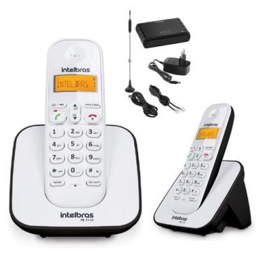 Imagem de Telefone Sem Fio e Ramal Intelbras Entrada Chip Celular 3G