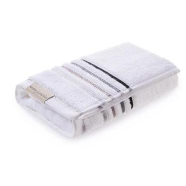 Imagem de Toalha de Lavabo Lumina Fio Penteado Karsten, Branco