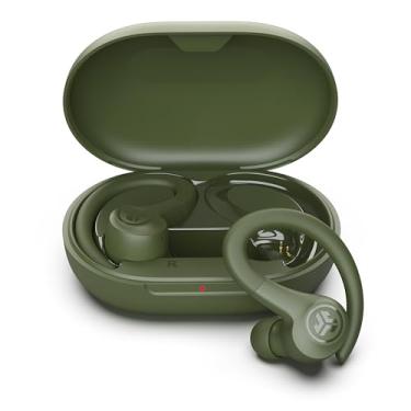 Imagem de JLab Fones de ouvido Go Air Sport+ sem fio para treino com chamadas claras C3, design esportivo seguro, 32+ horas de reprodução Bluetooth e 3 configurações de som equalizador (verde)