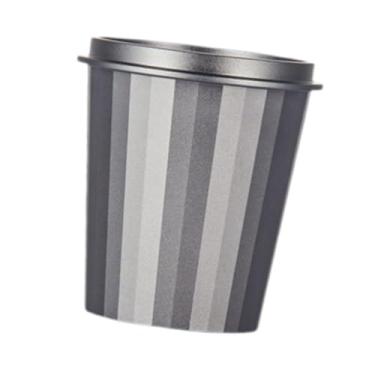 Imagem de IEUDNS Máquina de café em pó Copo de café Utensílio de cozinha Suprimentos de cozinha Liga de alumínio Pó de café Dosador de café para casa Café Bar, Cinza