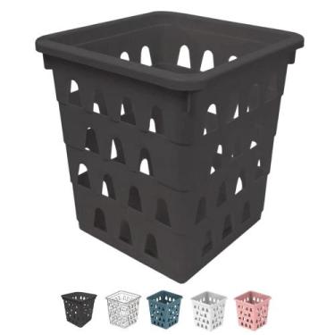 Imagem de Cesto Organizador Multiuso Decorativo Pequeno Quadrado 11x10,5 cm - Un