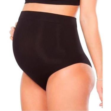 Imagem de Calcinha Gestante Alta Plié 50040, Preto, M