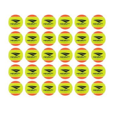 Imagem de Kit 30 Bolas Beach Tennis Penalty XXII Stage 2, Amarelo, Laranja, Únic