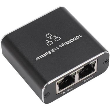 Imagem de Divisor de rede de 1000 Mbps LAN Cat 6 Ethernet RJ45 1 a 2 Gigabit Spl