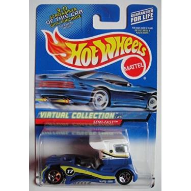 Imagem de HOT WHEELS Virtual Collection Blue/White SEMI-Fast #118 Square Card