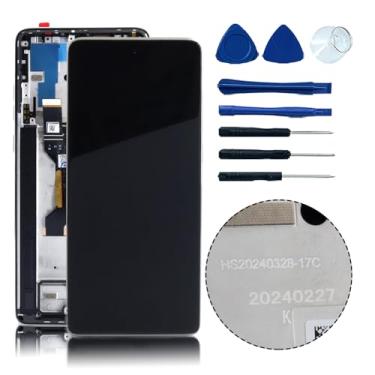 Imagem de Avvood Tela LCD sensível ao toque digitalizador com moldura para Motorola Moto G Stylus 5G 2024 XT2419, 6,7 polegadas
