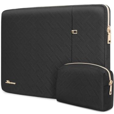 Imagem de KIZUNA Capa para laptop de 13 polegadas com bolsa de acessórios para MacBook Pro 14 M1 M2 M3/14 IdeaPad Flex 5i/13 MacBook Air/14 Lenovo ThinkPad X1 Carbon/14 Lenovo Yoga 9i/ThinkPad T14 2022/DELL,
