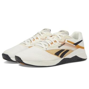 Imagem de Reebok Tênis unissex adulto Nano X4, Giz/preto/ouro retrô, 13.5 Women/12 Men