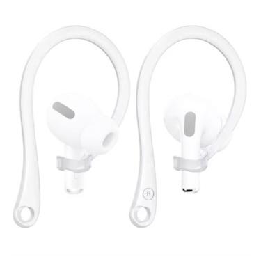 Imagem de Segurador Externo Orelha Transparente Compatível AirPods - Baú do Viki