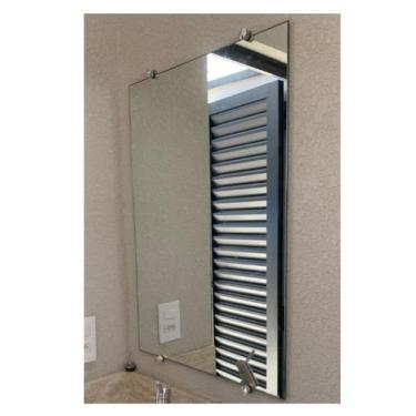 Imagem de Espelho de Parede Retangular para Decoração Banheiro, Quarto com Sala 