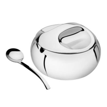 Imagem de Farinheira / Kit para Farinha Tramontina Service em Aço Inox 2 Peças  