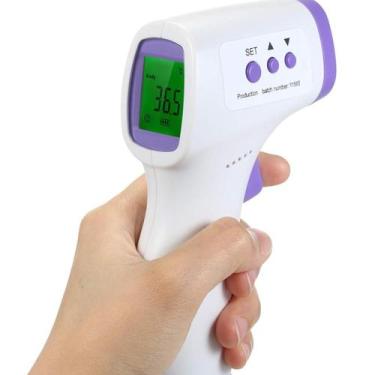 Imagem de Termômetro digital infravermelho bebê e adultos corporal - Home Goods