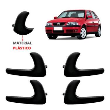 Imagem de Gatilho Puxador Interno Da Maçaneta Gol 4 Portas 2005 Preto - Universa