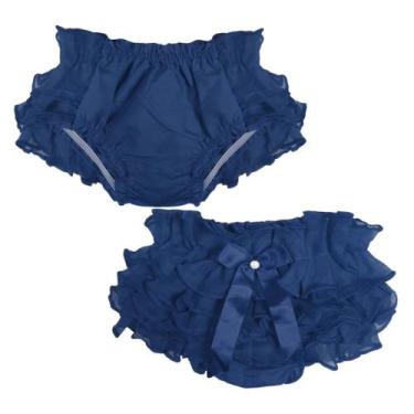 Imagem de Calcinha Infantil Cobre fralda Menina Babado Bunda Rica Frufru - C & Z