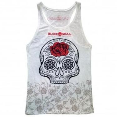 Imagem de Regata carol saraiva branco - black skull - clothing (g), G, BRANCO
