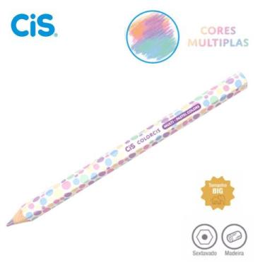 Imagem de Lapis de Cor Jumbo ColorCis Multi Pastel Cis