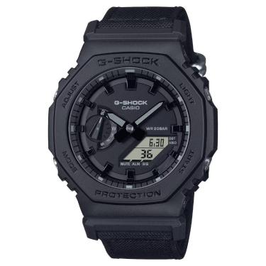 Imagem de Relógio Casio G-SHOCK GA-2100BCE-1ADR Carbon Core Guard Pulseira em Cordura-Masculino