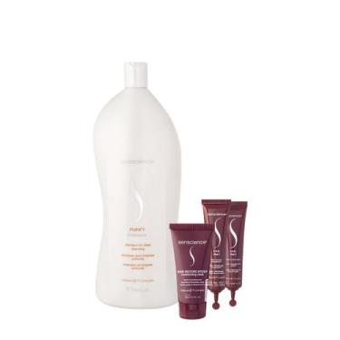 Imagem de Kit Senscience Purify Shampoo Intensif Máscara e C.P.R. (3 produtos)