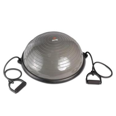 Imagem de Bosu Ball 25X57 Cm Sistema Anti Estouro Pvc T19 Cinza Acte - Acte Spor