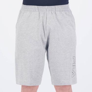 Imagem de Bermuda Fila Practical Logo Outline Cinza Mescla, P