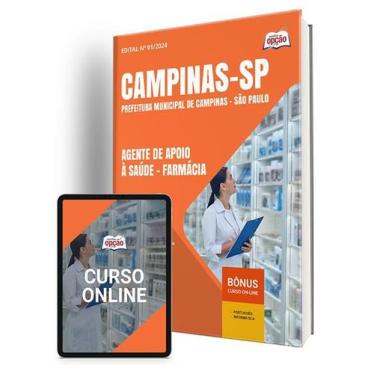 Imagem de Apostila Prefeitura de Campinas - SP 2024 - Agente de Apoio à Saúde - 