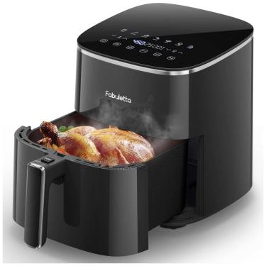 Imagem de Fritadeira Air Fryer FABULETTA 11 em 1, 5,6L, 230°C Max Crisp, cesto antiaderente e lavável, lembrete para agitar, funções assar, grelhar, desidratar 