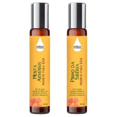 Imagem de Óleos Essenciais Prontos Menta e Pinho Sibéria Roll On 10ml - Essência